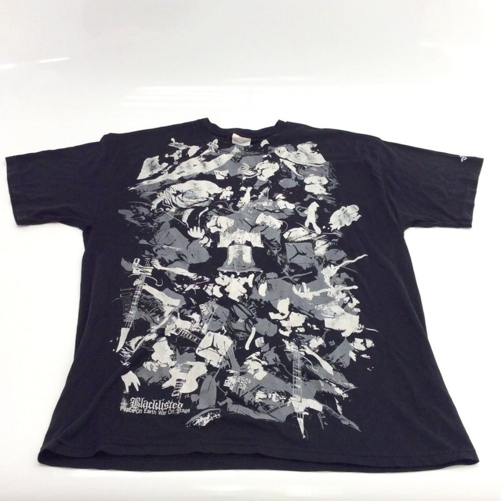 True Vintage BLACKLISTED Philly Hardcore Band Shirt HXC Deathwish XL Terror